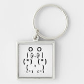 Panda Bear Computer Symbol Schlüsselanhänger (Vorne)