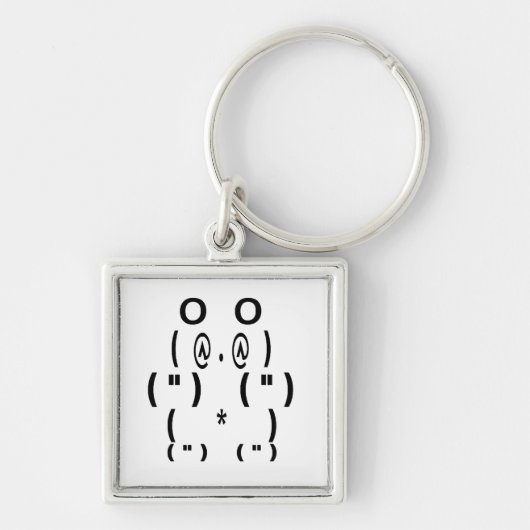 Panda Bear Computer Symbol Schlüsselanhänger (Vorne)
