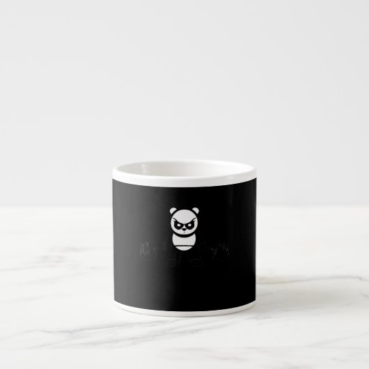 Panda Bear Deadlift - Premium Gym Espressotasse (Vorderseite)