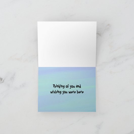 Panda Bear denkt über euch" Karte (Innenseite)