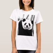 Panda Bear Doppelseitendesign Custom Women T-Shirt (Vorderseite)