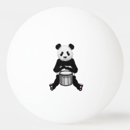 Panda Bear Drum Illustration Tischtennisball