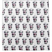 Panda Bear Duschvorhang (Vorderseite)