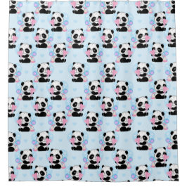 Panda Bear Duschvorhang