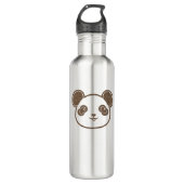 Panda Bear Edelstahlflasche (Vorderseite)