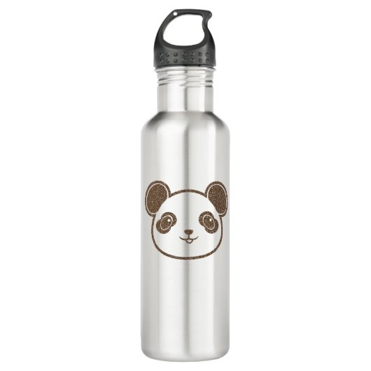 Panda Bear Edelstahlflasche (Vorderseite)