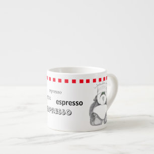 Panda Bear Espresso Cup Espressotasse