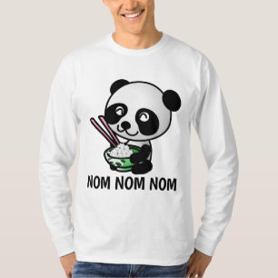 PANDA BEAR ESSEN MIT CHOPSTICKS-T - Shirt
