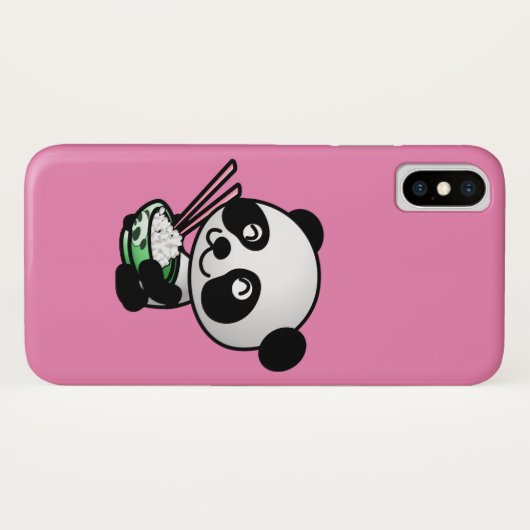 PANDA BEAR ESSING CHINESISCHE LEBENSMITTELFALL Case-Mate iPhone HÜLLE (Rückseite (Horizontal))