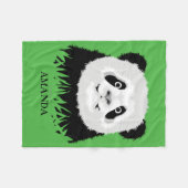Panda Bear Fleece Blanka (Vorderseite (Horizontal))