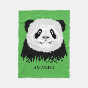 Panda Bear Fleece Blanket