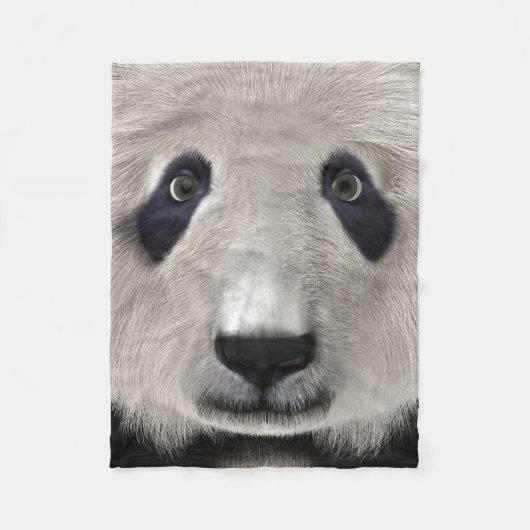 Panda Bear Fleecedecke (Vorderseite)