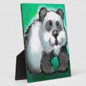 Panda Bear Fotoplatte (Seite)