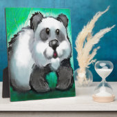 Panda Bear Fotoplatte (Seite)