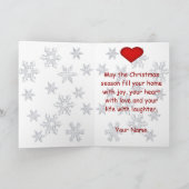 Panda Bear Friends Frohe Weihnachtsgrüße Feiertagskarte (Innenseite)