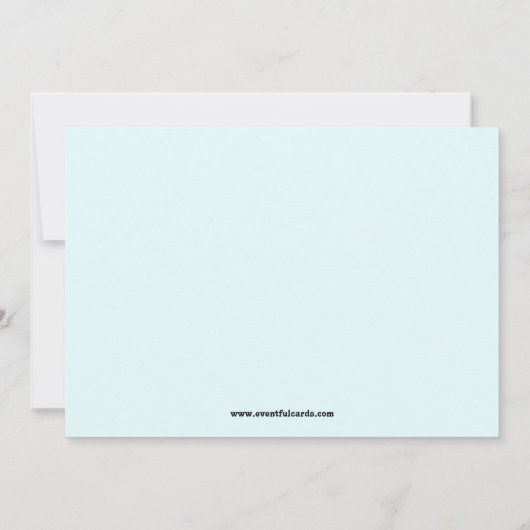 Panda Bear Geburtstag Einladung (Rückseite)