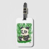 Panda Bear Gepäckanhänger (Vorderseite Vertikal)