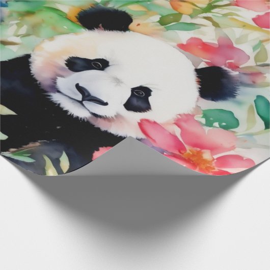 Panda Bear Geschenkpapier (Ecke)