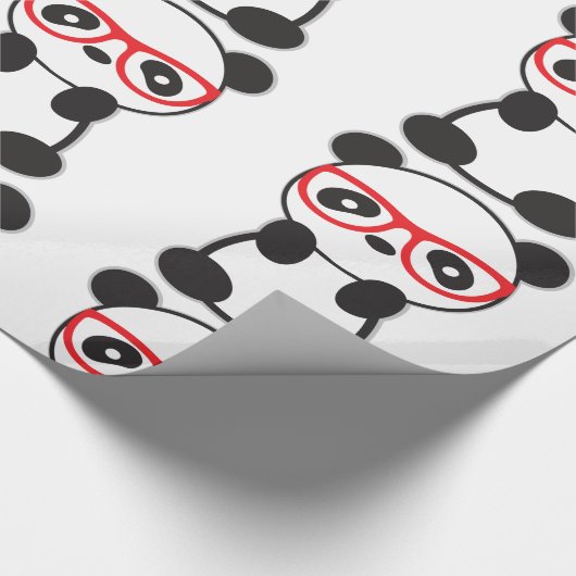 Panda Bear Geschenkpapier (Ecke)