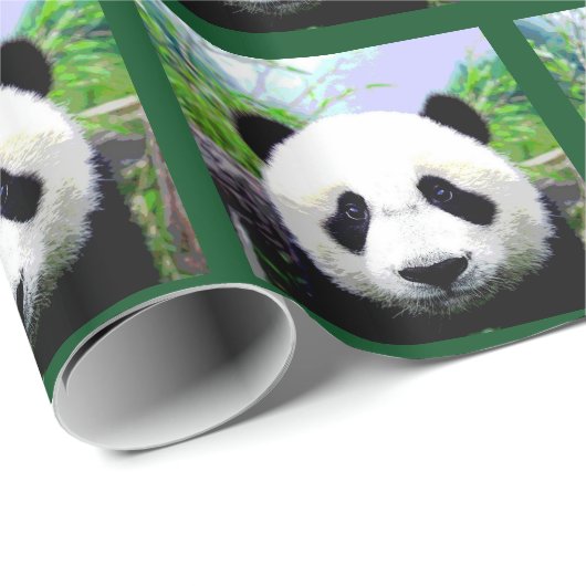 Panda Bear Geschenkpapier (Rolleneckpunkt)