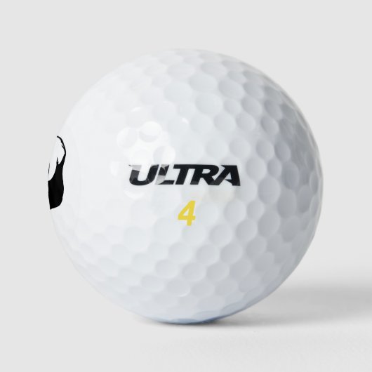 Panda Bear Golf Balls Golfball (Logo)