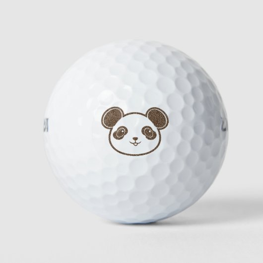 Panda Bear Golfball (Vorderseite)