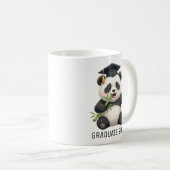 Panda Bear Graduation Personalized Kaffeetasse (VorderseiteRechts)