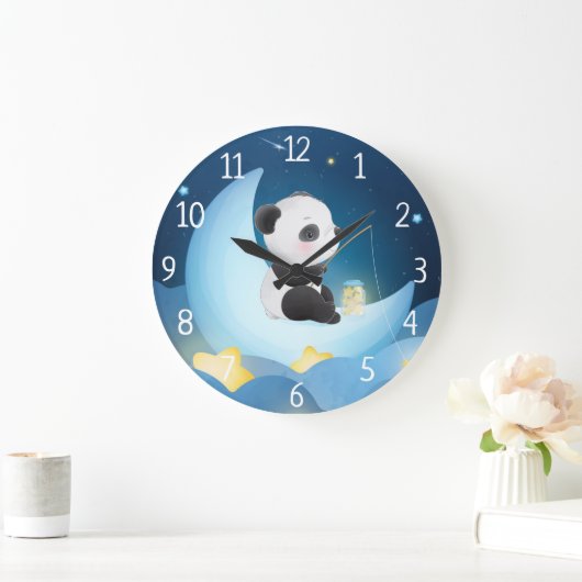 Panda Bear Große Wanduhr (Zuhause)