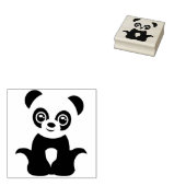 Panda Bear Gummistempel (Stempel)