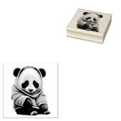 Panda Bear Gummistempel (Stempel)