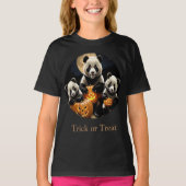 Panda Bear Halloween T-Shirt (Vorderseite)