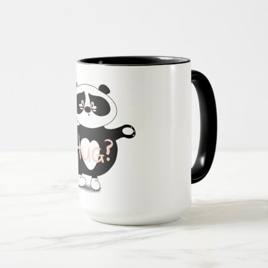 Panda Bear Hug Tasse (VorderseiteRechts)