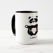 Panda Bear Hug Tasse (Vorderseite Links)