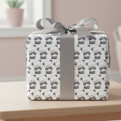 Panda Bear Hug Wrapping Paper Sheets Geschenkpapier Set