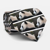 Panda Bear Hugs Krawatte (Gerollt)