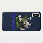 Panda Bear I-Telefongehäuse Case-Mate iPhone Hülle (Rückseite (Horizontal))