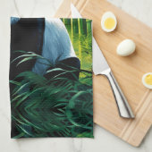 Panda Bear in den Wolken Geschirrtuch (Viertel Falte)