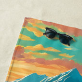 Panda Bear in den Wolken Strandtuch (Beispiel)