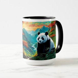Panda Bear in den Wolken Tasse