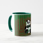 Panda Bear in der Tasse Bamboo Forest (Vorderseite Links)