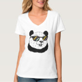 Panda Bear in Sonnenbrille T-Shirt (Vorderseite)