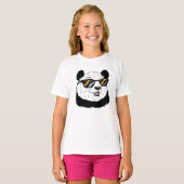 Panda Bear in Sonnenbrille T-Shirt (Vorne ganz)