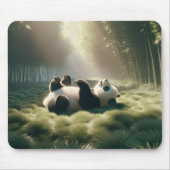 Panda Bear in Sunshine Mousepad (Vorne)
