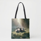 Panda Bear in Sunshine Tasche (Vorderseite)