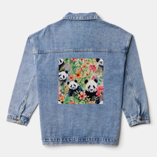 Panda Bear Jeansjacke (Rückseite)