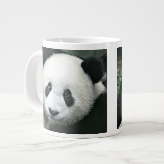 Panda Bear Jumbo-Tasse (Vorderseite Links)