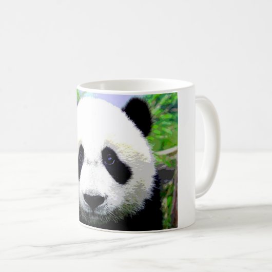 Panda Bear Kaffeetasse (VorderseiteRechts)