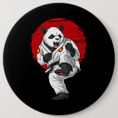 Panda Bear Karate Button (Vorderseite)
