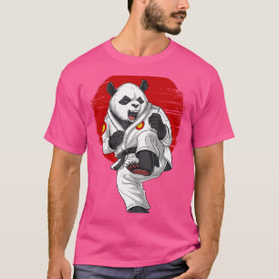 Panda Bear Karate Kickboxing Kung Fu Taekwondo Mar T-Shirt