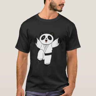Panda Bear Karate Motif für Kinder T-Shirt